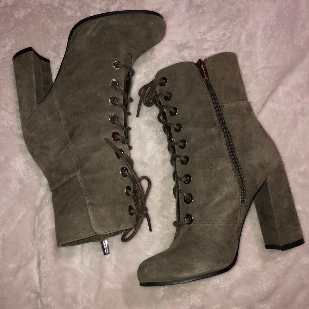 Suede Booties